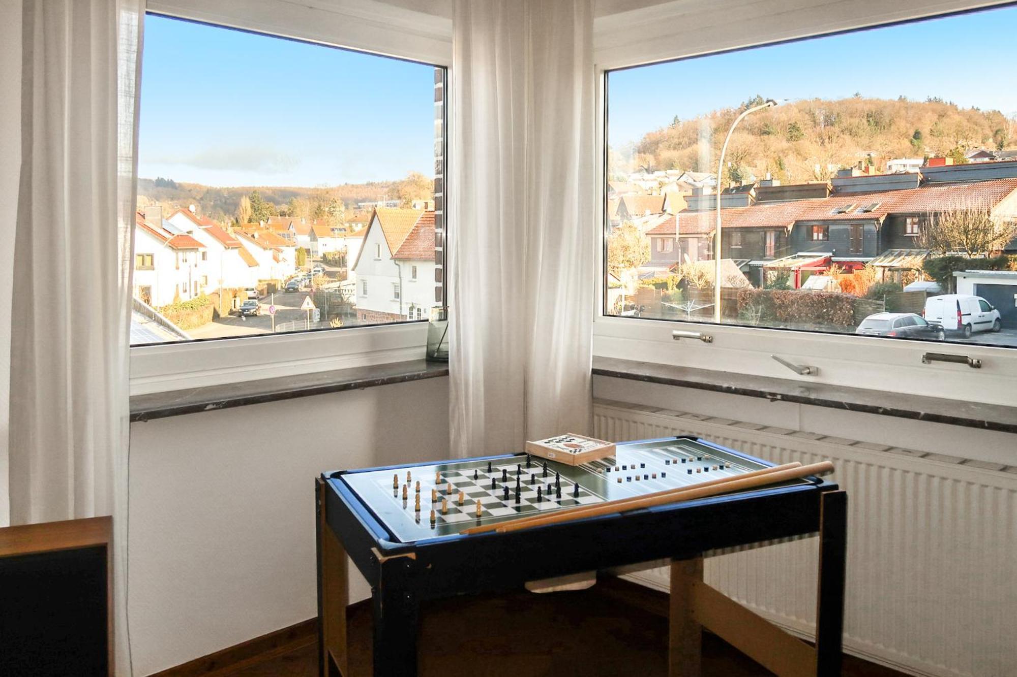 Homestay - Panoramablick Ueber Buedingen Exteriör bild