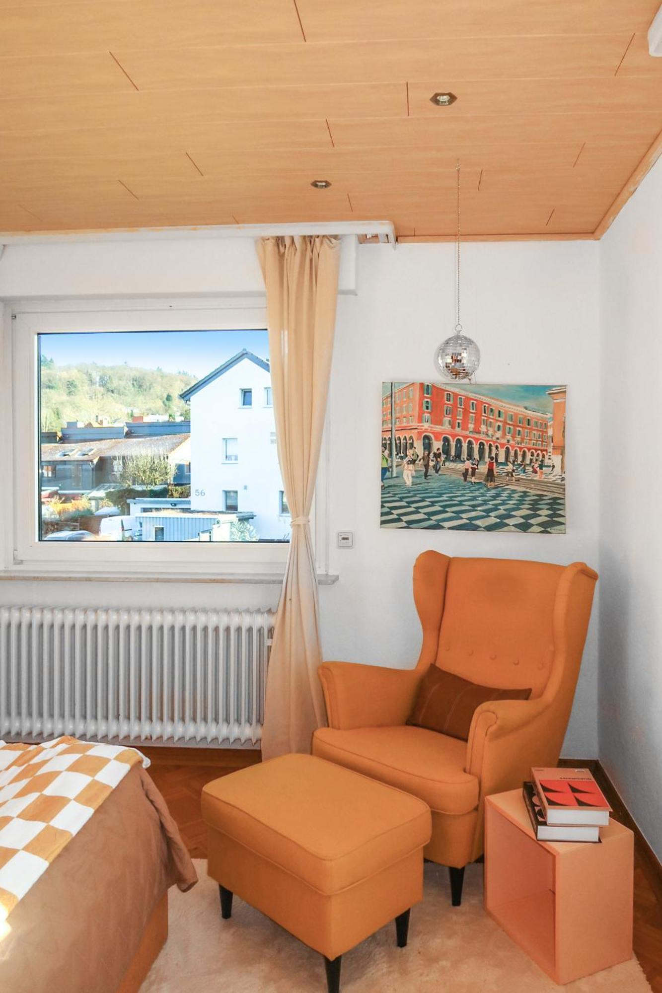 Homestay - Panoramablick Ueber Buedingen Exteriör bild
