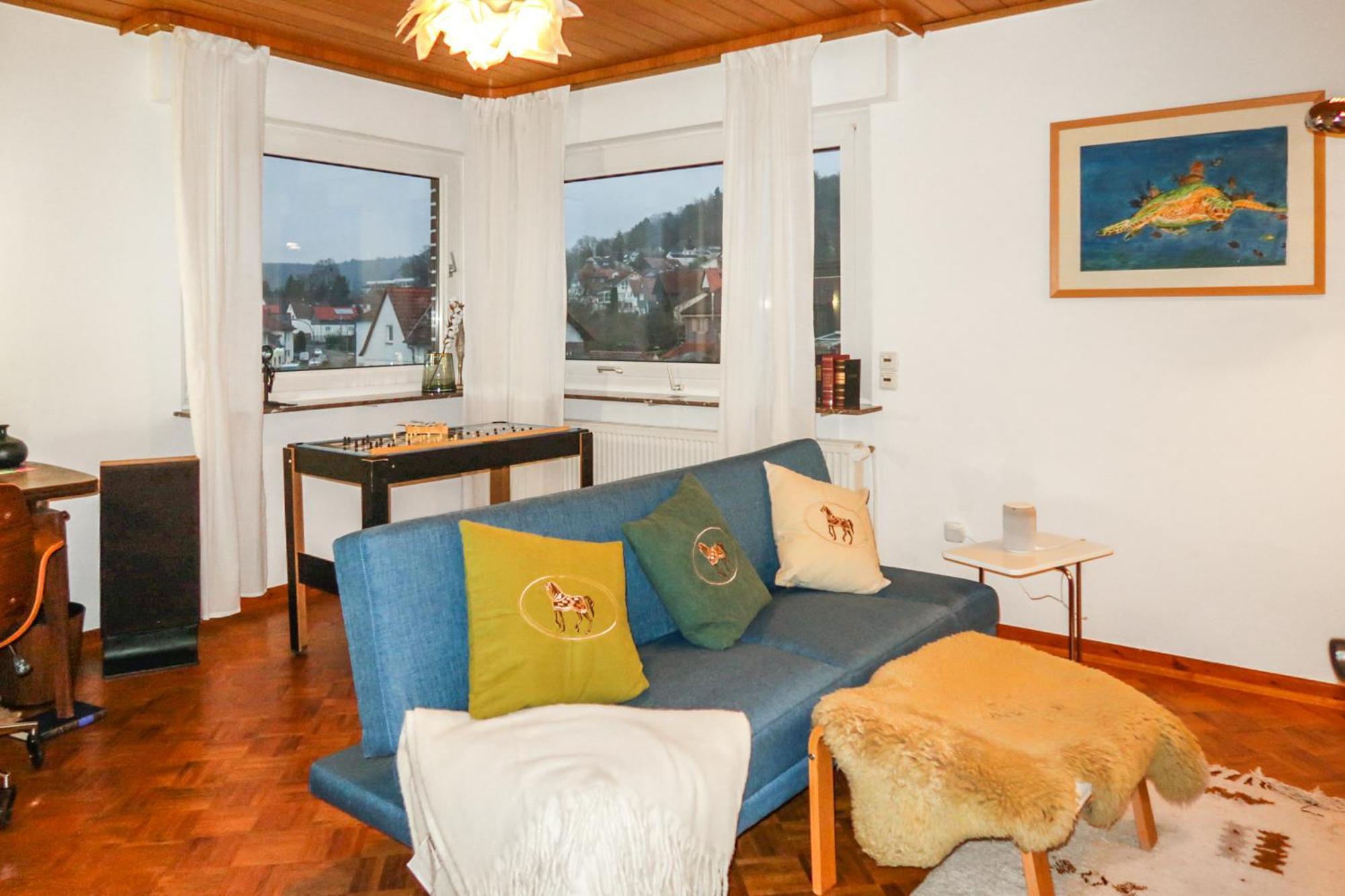 Homestay - Panoramablick Ueber Buedingen Exteriör bild