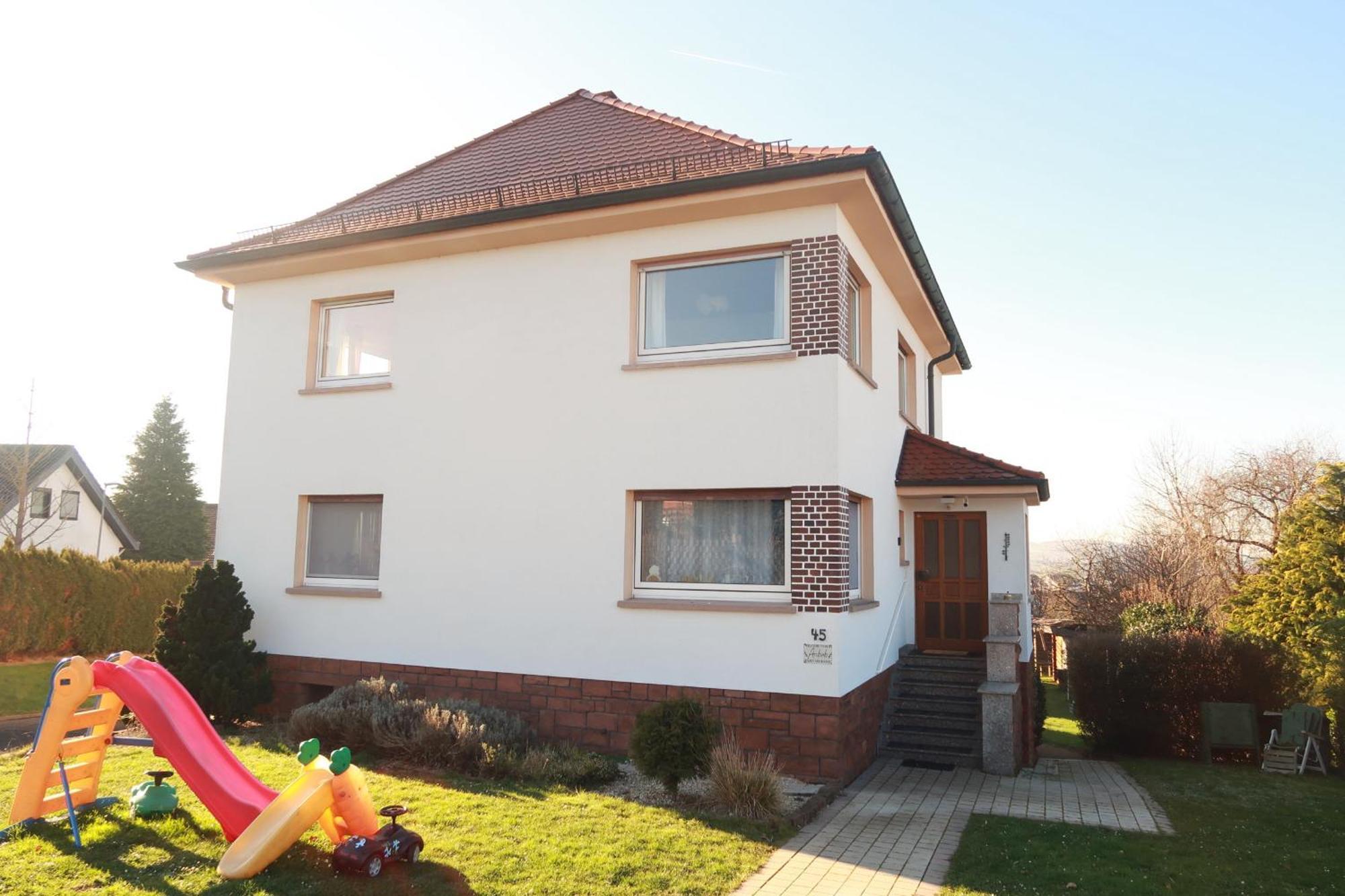 Homestay - Panoramablick Ueber Buedingen Exteriör bild