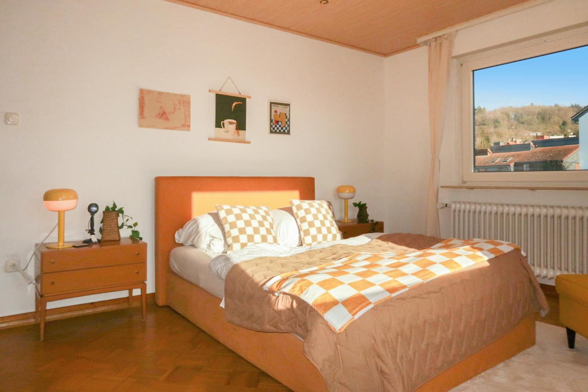 Homestay - Panoramablick Ueber Buedingen Exteriör bild