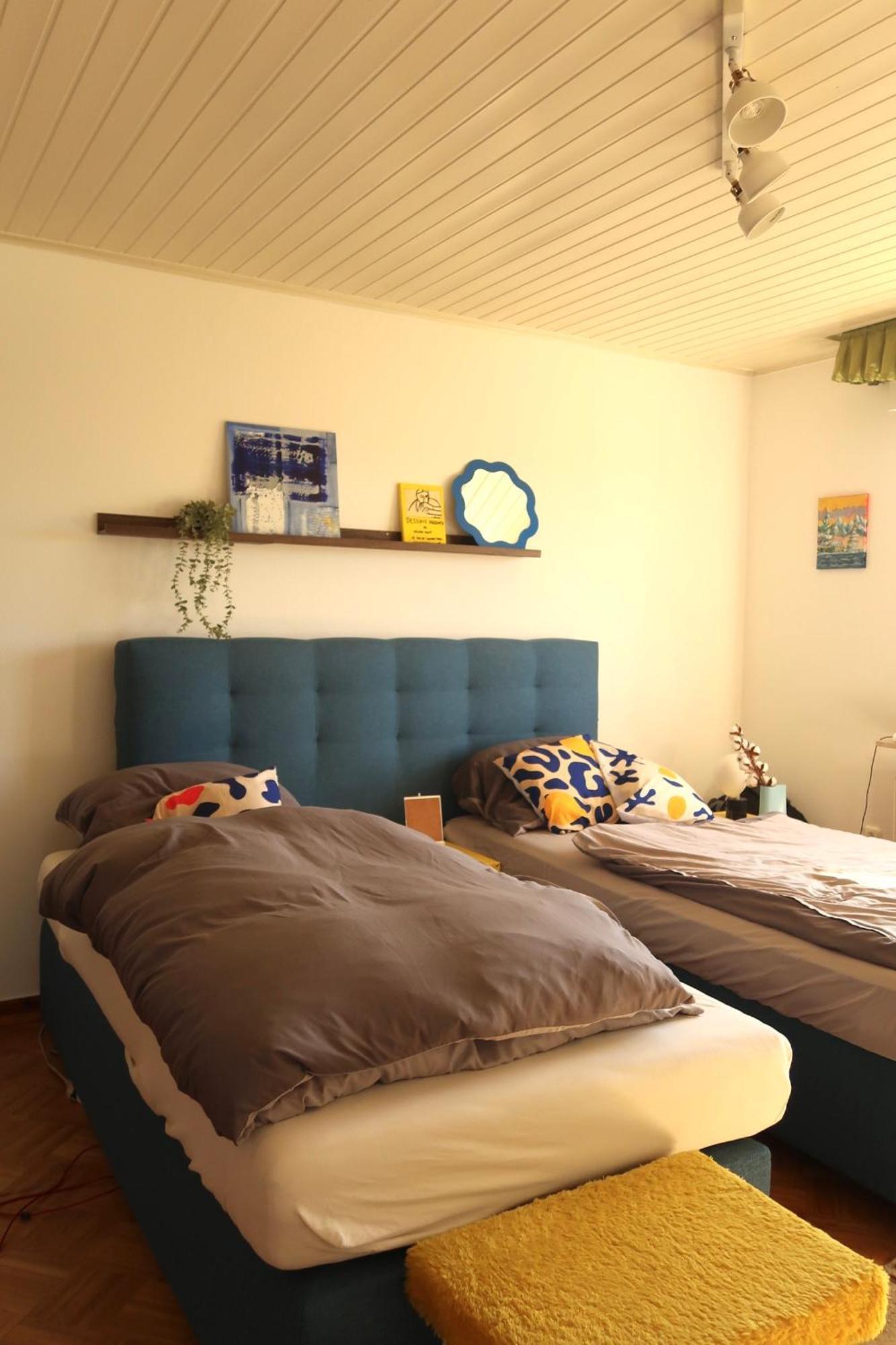 Homestay - Panoramablick Ueber Buedingen Exteriör bild